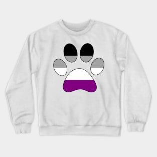 Asexual Paw Print Crewneck Sweatshirt